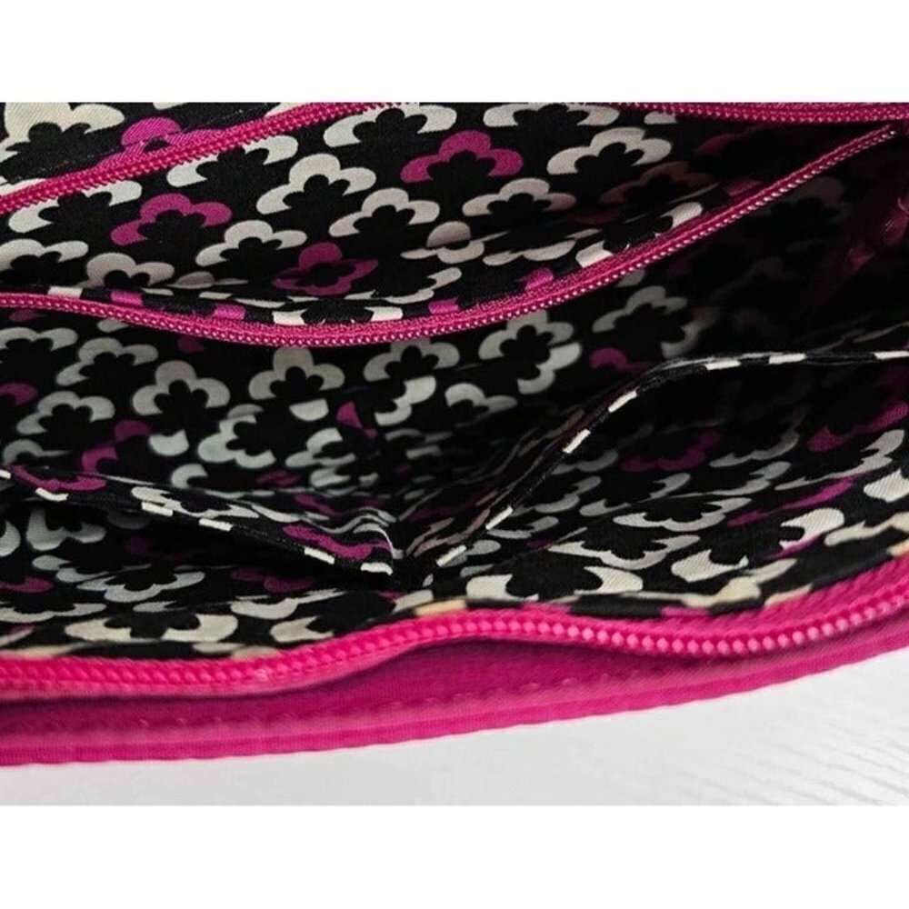 Vera Bradley Small Pink Purse Colorful Lining Sz 12" × 7" - Picture 5 of 6